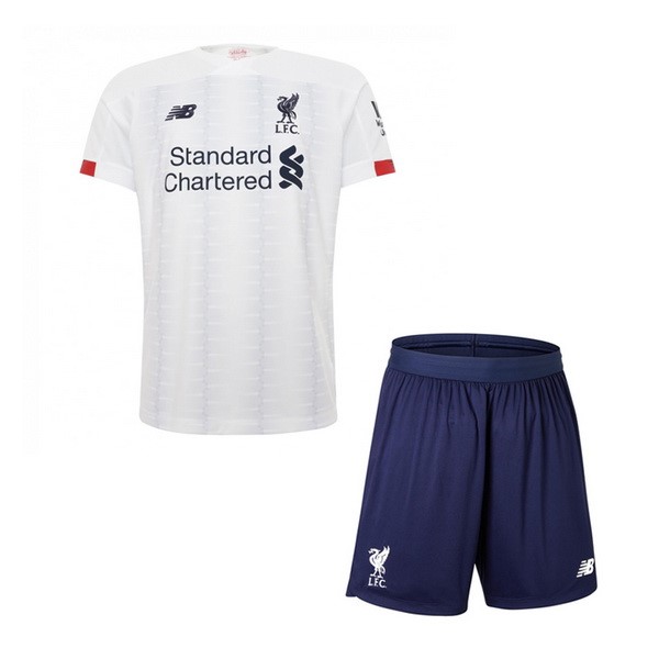 Camiseta Liverpool Replica Segunda Ropa Niño 2019/20 Blanco